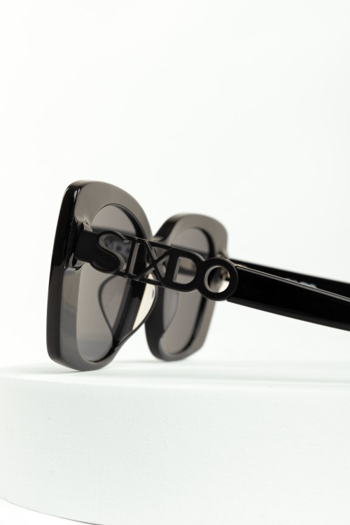 Sixdo Black Retro Sunglasses